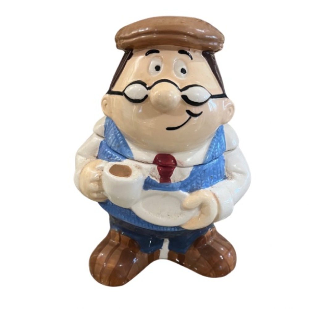 Tetley Tea Man Ceramicl Tea Bag Holder